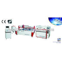 CE certificat machine à jet d'eau de verre de CNC avec le modèle de pont et la pompe d'intensfier de 300Mpa